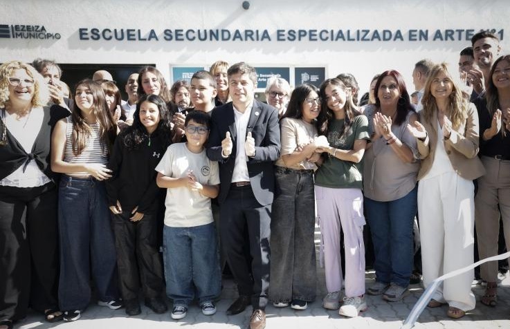 &ldquo;LA EDUCACI&Oacute;N NO ES UN NEGOCIO&rdquo; DIJO KICILLOF EN LA INAUGURACI&Oacute;N DE 6 NUEVAS ESCUELAS