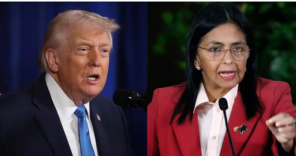 DELCY RODR&Iacute;GUEZ RECHAZA COMENTARIO DE TRUMP DE QUE VENEZUELA SE CONVIERTA EN OTRO ESTADO DE ESTADOS UNIDOS