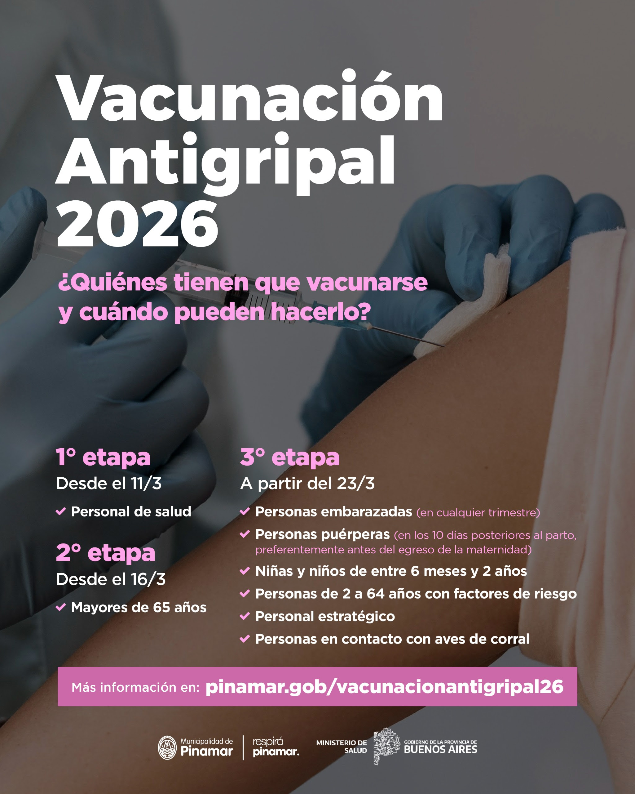 VACUNACI&Oacute;N ANTIGRIPAL 2026