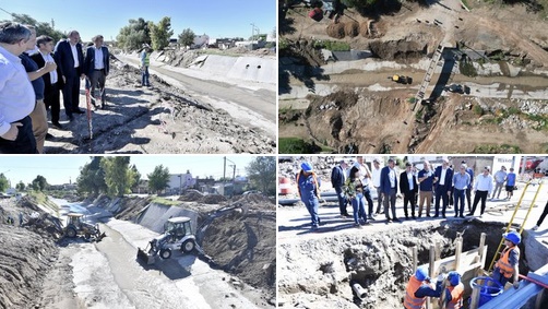 EL GOBERNADOR AXEL KICILLOF EN BAH&Iacute;A BLANCA RECORRI&Oacute; EL HOSPITAL PENNA Y LAS OBRAS EN EL CANAL MALDONADO E HIZO ENTREGA DE 101 VIVIENDAS PARA FAMILIAS DE LA CIUDAD