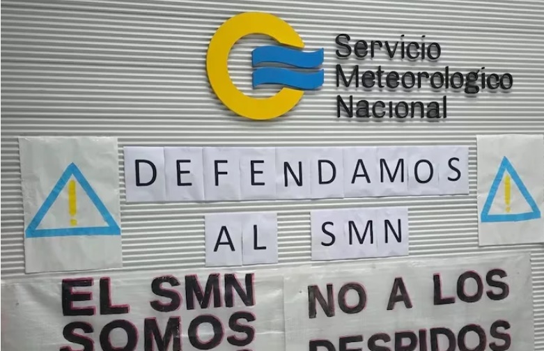 ESTATALES VAN AL PARO POR LOS DESPIDOS EN EL SERVICIO METEOROL&Oacute;GICO NACIONAL