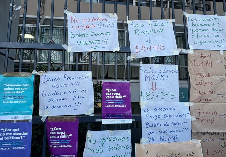 UN SECTOR DE LOS DOCENTES VA A PARO CONTRA KICILLOF, EN RECHAZO AL AUMENTO DEL 6%