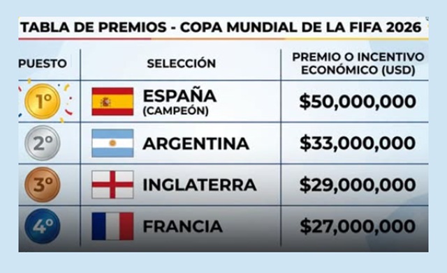 LA AFA RECIBIR&Aacute; U$S 33 MILLONES TRAS OBTENER EL SUBCAMPEONATO MUNDIAL DE LA SELECCI&Oacute;N