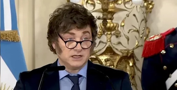 MILEI ANUNCI&Oacute; LA BAJA DE RETENCIONES AL TRIGO, A LA CEBADA Y A LA SOJA
