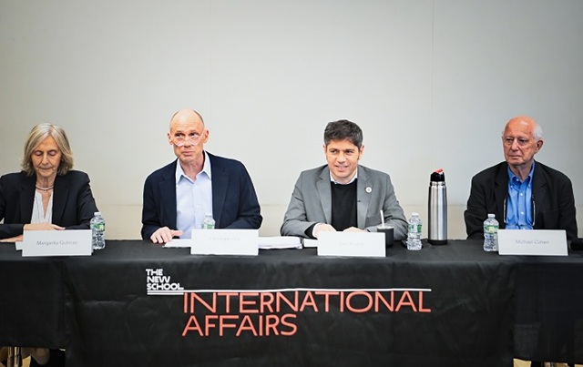 KICILLOF PARTICIP&Oacute; DE UNA CHARLA SOBRE EL FUTURO DE AM&Eacute;RICA LATINA EN THE NEW SCHOOL