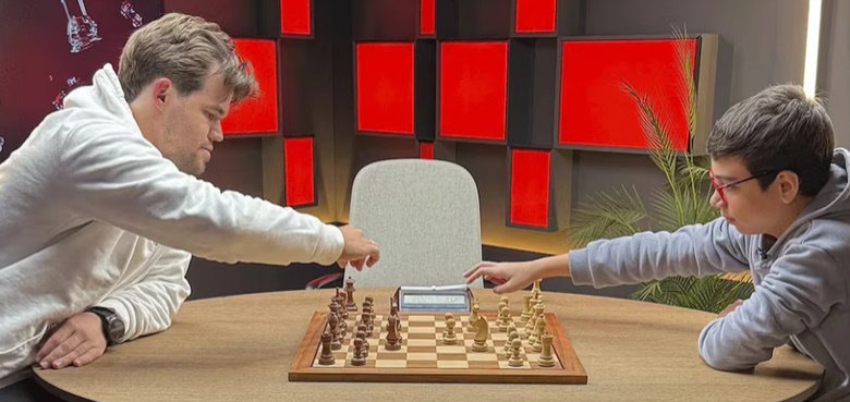 HAZA&Ntilde;A ARGENTINA: A SUS 12 A&Ntilde;OS, FAUSTINO ORO LE GAN&Oacute; UNA PARTIDA AL N&Uacute;MERO UNO DEL MUNDO, MAGNUS CARLSEN