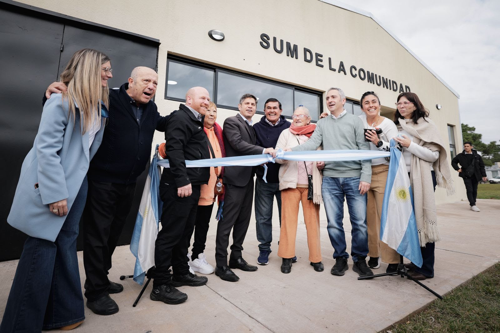 KICILLOF Y LARROQUE INAUGURARON DOS NUEVOS SUM DE LA COMUNIDAD EN MAR CHIQUITA